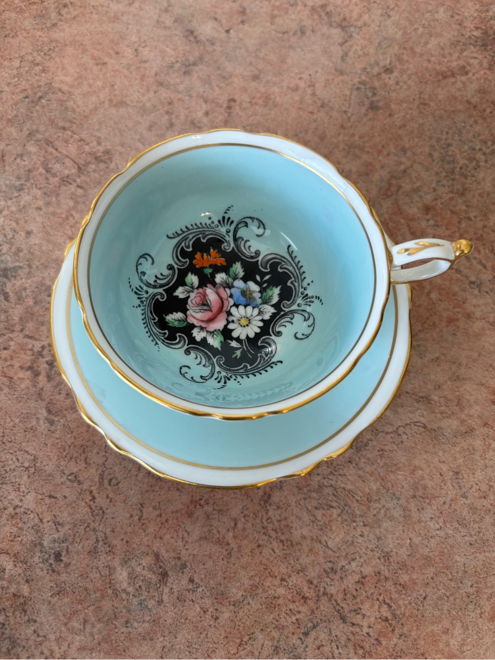 Vintage Paragon fine bone china teacup and saucer set